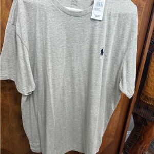 Ralph Lauren Light Gray Men's Short Sleeve Tee